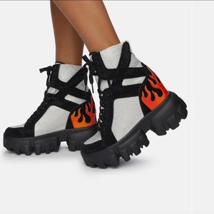 Anthony Wang Black Soursop Platform Sneakers (Women’s Size 7)
